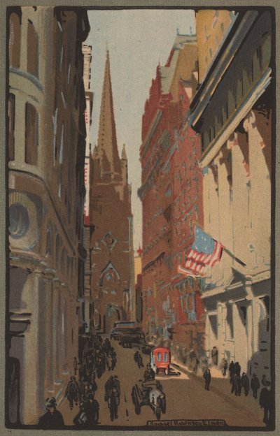 Chiesa della Trinità e Wall Street da Rachael Robinson Elmer