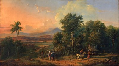 Foresta e casa nativa da Raden Saleh