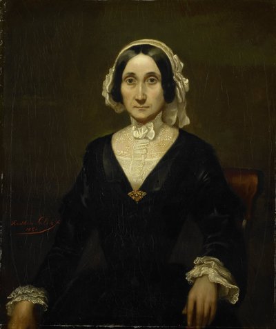 Ritratto della Signora W.J.S. van Alphen, Baronessa van Reede van Oudtshoorn da Raden Sarief Bastaman Saleh