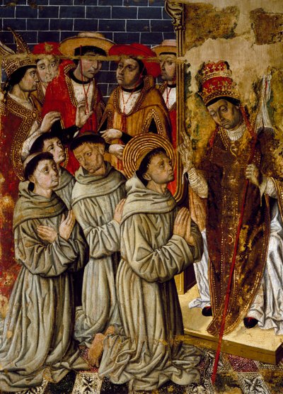 Ciclo dei miracoli (dettaglio) da Rafael & Figuera Joan (active c.1454 1477) Tomas