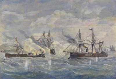 Combattimento navale tra la nave peruviana 