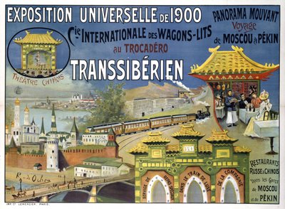 Esposizione universale 1900. Compagnie Internationale des Wagons-Lits da Rafael de Ochoa y Madrazo
