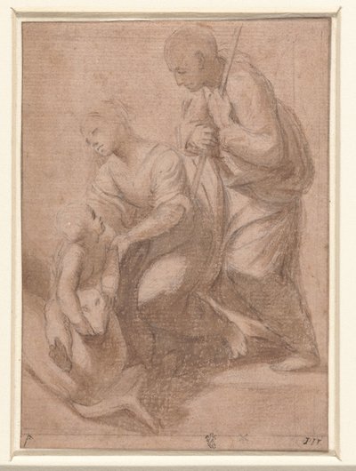 Sacra Famiglia con un agnello da Rafaël