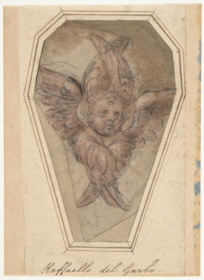 Un serafino, cartone per un ricamo, 1466-1524 da Raffaellino del Garbo