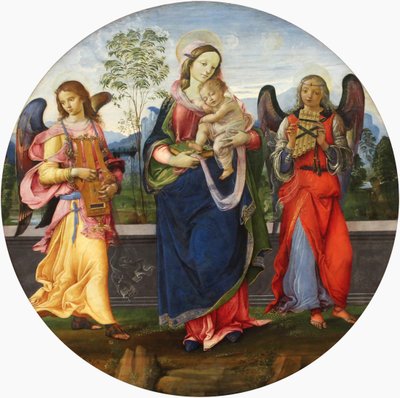 Madonna con Bambino e due angeli musicanti da Raffaellino del Garbo