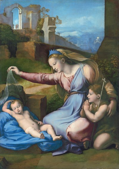 Madonna con il diadema blu da Raffaello Sanzio