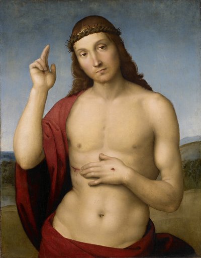 Cristo benedicente da Raffaello Sanzio Raphael