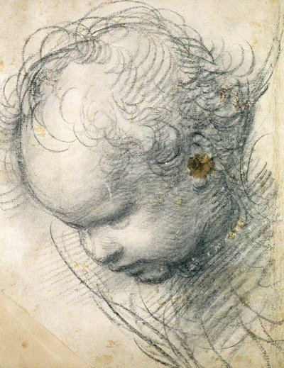 Testa di un Cherubino da Raffaello Sanzio Raphael