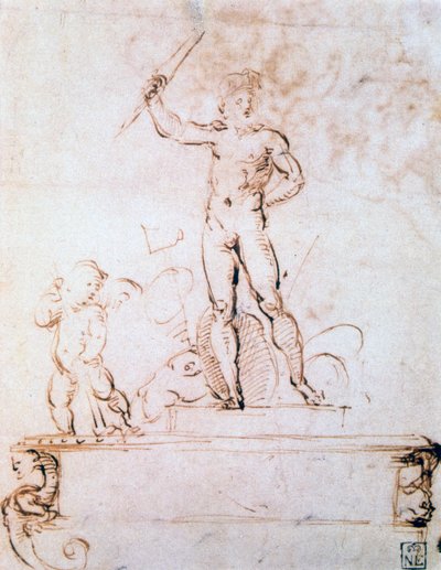 Composizione di contorno per una decorazione di un festival da Raffaello Sanzio Raphael