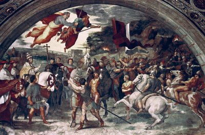 Papa Leone I respinge Attila, (dettaglio), 1511-14 da Raffaello Sanzio Raphael