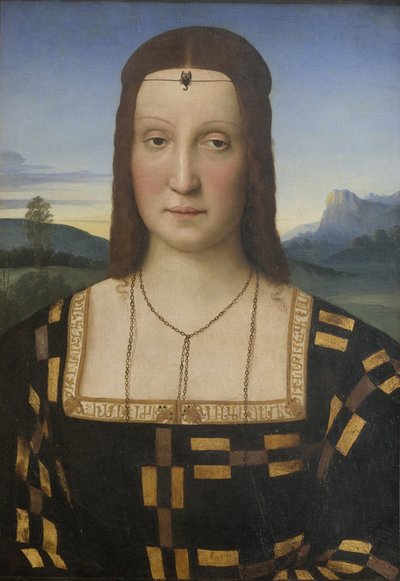 Ritratto di Elisabetta Gonzaga da Raffaello Sanzio Raphael