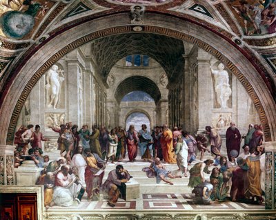 Scuola di Atene, c1510 da Raffaello Sanzio Raphael