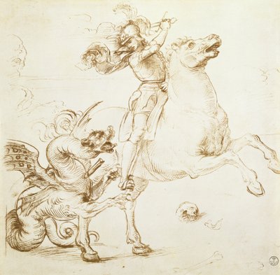 San Giorgio e il drago da Raffaello Sanzio Raphael