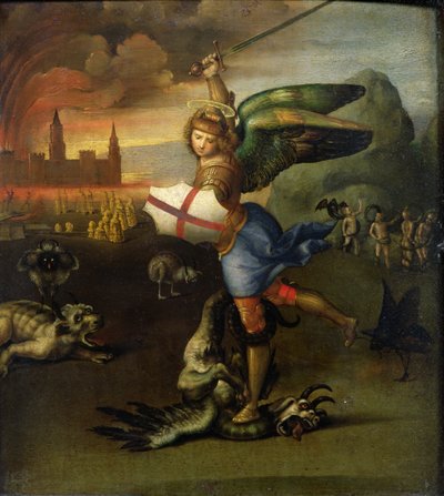 San Michele, c.1503-05 da Raffaello Sanzio Raphael