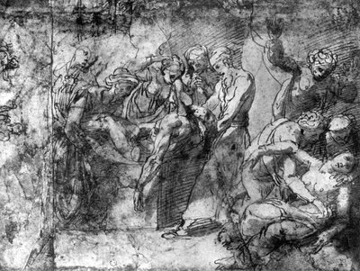 Studio per una Sepoltura, attribuito a Raffaello da Raffaello Sanzio Raphael