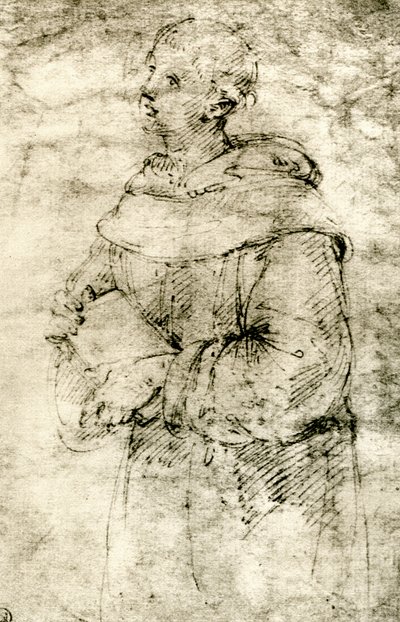 Studio di un monaco da Raffaello Sanzio Raphael