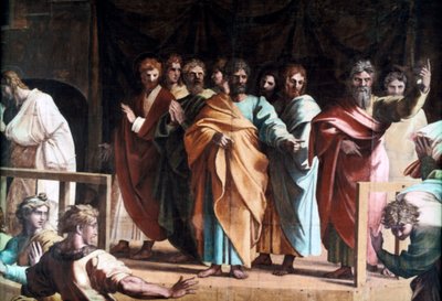 La morte di Anania, 1515 da Raffaello Sanzio Raphael