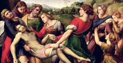 La Deposizione, 1507 (dettaglio) da Raffaello Sanzio Raphael