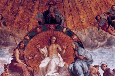 La Disputa del Sacramento, (dettaglio), 1508-1509 da Raffaello Sanzio Raphael
