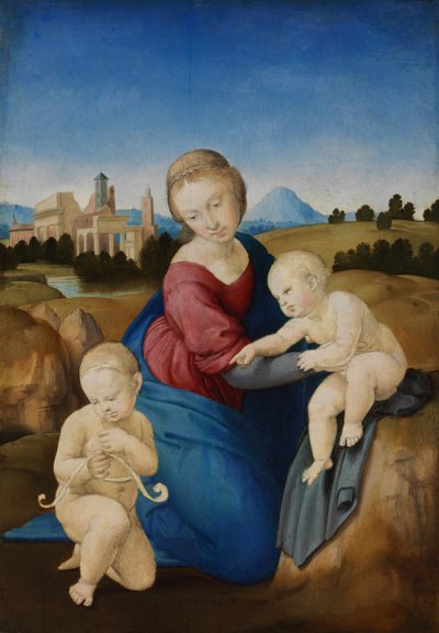 La Madonna col Bambino e il Battista Infante La Madonna Esterházy da Raffaello Sanzio Raphael
