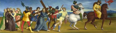 La Processione al Calvario, 1504-1505 da Raffaello Sanzio Raphael