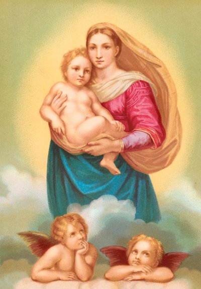 La Madonna Sistina da Raffaello Sanzio Raphael
