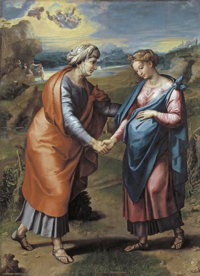 La Visitazione da Raffaello Sanzio Raphael