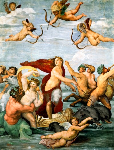 Trionfo di Galatea, c. 1512 da Raffaello Sanzio Raphael