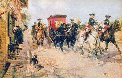 Passeggiata del Granduca Pietro Leopoldo da Raffaello Sorbi