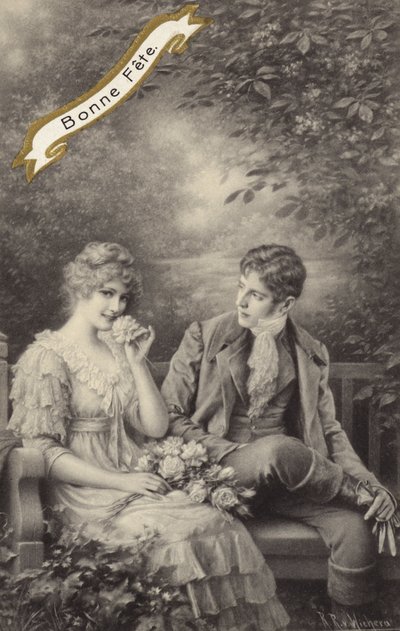 Coppia su una panchina da Raimund Ritter Von Brennerstein Wichera