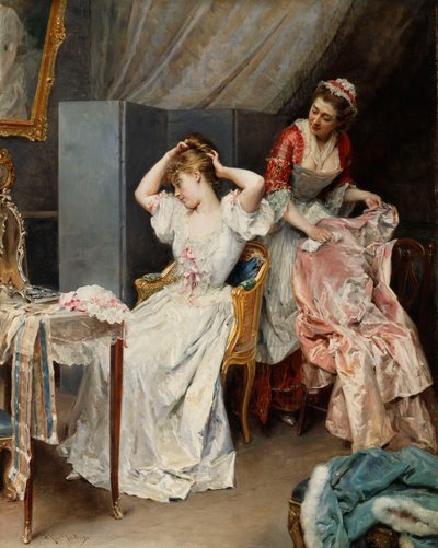 La toilette da Raimundo de Madrazo y Garreta