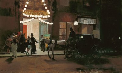 Lasciando il ballo in maschera da Raimundo de Madrazo y Garreta