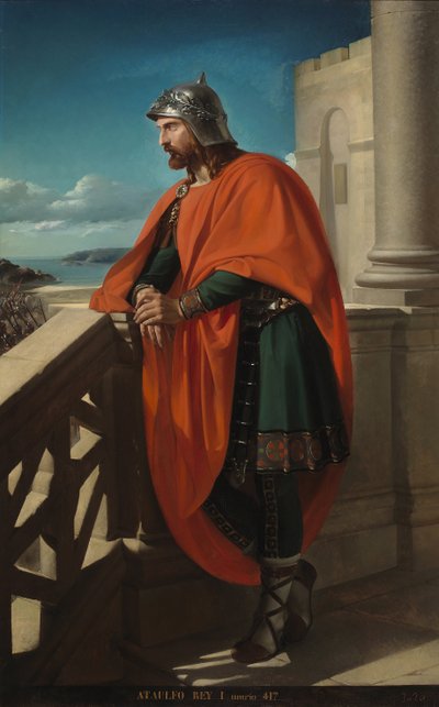 Ritratto del re visigoto Ataulfo da Raimundo de Madrazo y Garreta