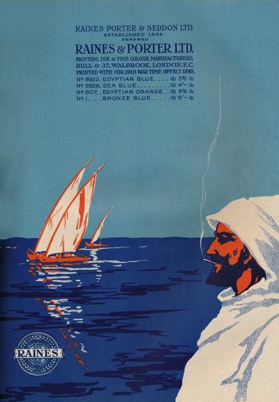 Raines & Porter Ltd. Pubblicità, 1919 da Raines and Porter
