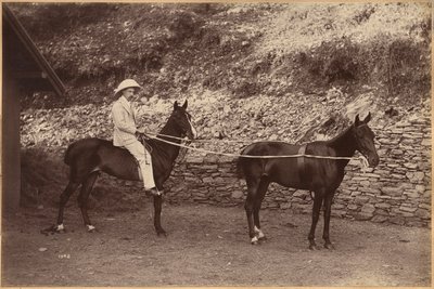 Capitano H. S. Rawhinson (recto) da Raja Deen Dayal