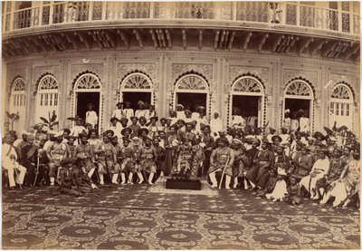 Maharaja Scindia, nobili e alti funzionari, Gwalior da Raja Deen Dayal