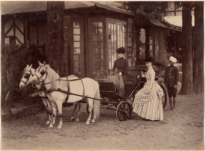 La signora e la signorina Lyall, Shimla da Raja Deen Dayal