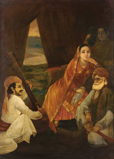 Scena di corte da Raja Ravi Varma