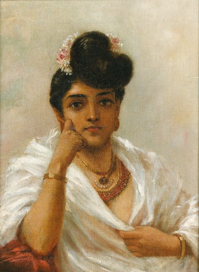 Bellezza del Malabar da Raja Ravi Varma