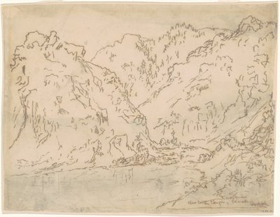 Canyon di Clear Creek, Montagne Rocciose, Colorado da Ralph Albert Blakelock