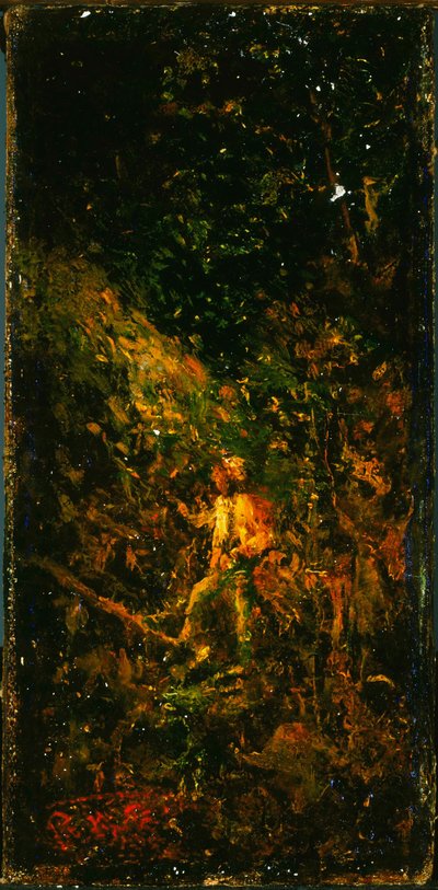 Figura in un paesaggio da Ralph Albert Blakelock