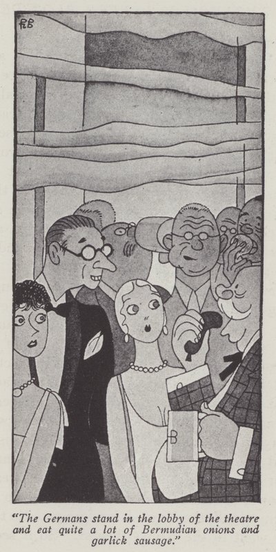 Illustrazione per Gli uomini preferiscono le bionde di Anita Loos (litografia) da Ralph Barton
