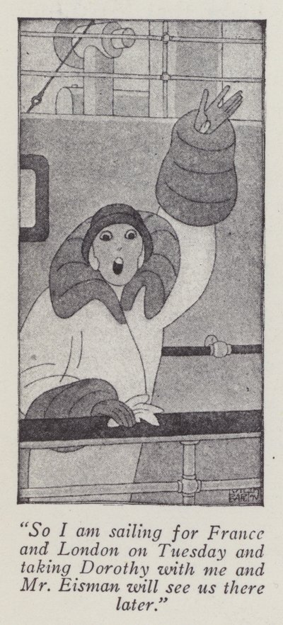 Illustrazione per Gli uomini preferiscono le bionde di Anita Loos (litografia) da Ralph Barton