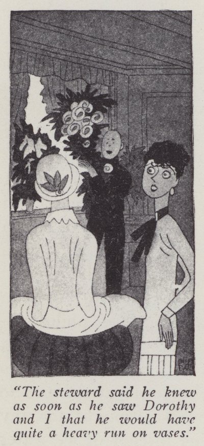 Illustrazione per Gli uomini preferiscono le bionde di Anita Loos da Ralph Barton