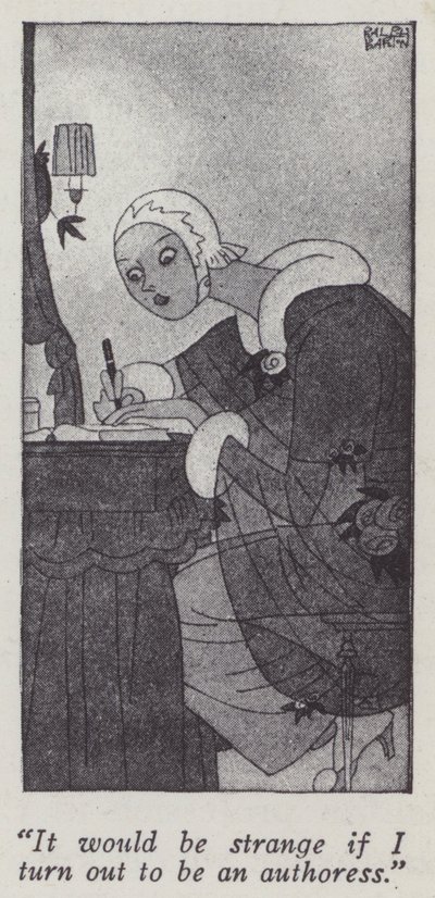Illustrazione per Gli uomini preferiscono le bionde di Anita Loos da Ralph Barton