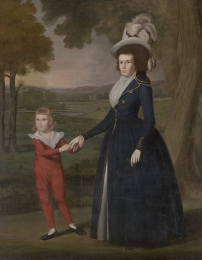 Laura Wolcott Moseley e Charles Moseley (1761) da Ralph Earl