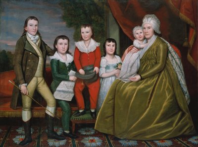 La signora Noah Smith e i suoi figli da Ralph Earl