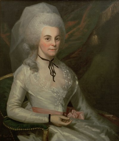 Ritratto di Elizabeth Schuyler Hamilton, moglie di Alexander Hamilton (1757-1804) da Ralph Earl or Earle