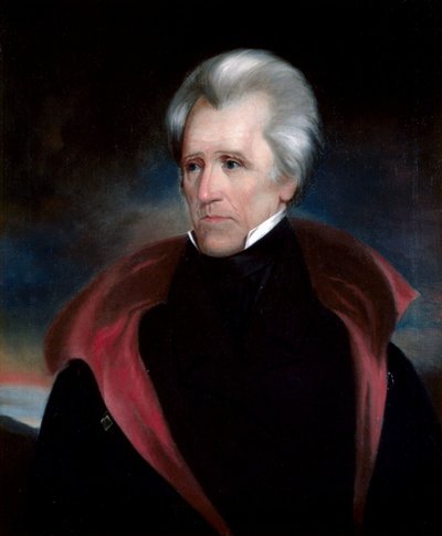 Testa di Andrew JacksonFXD da Ralph Eleaser Whiteside Earl