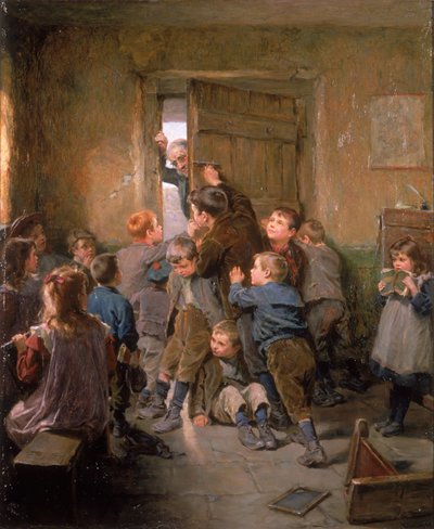 Barred Out (29 maggio), 1896 da Ralph Hedley